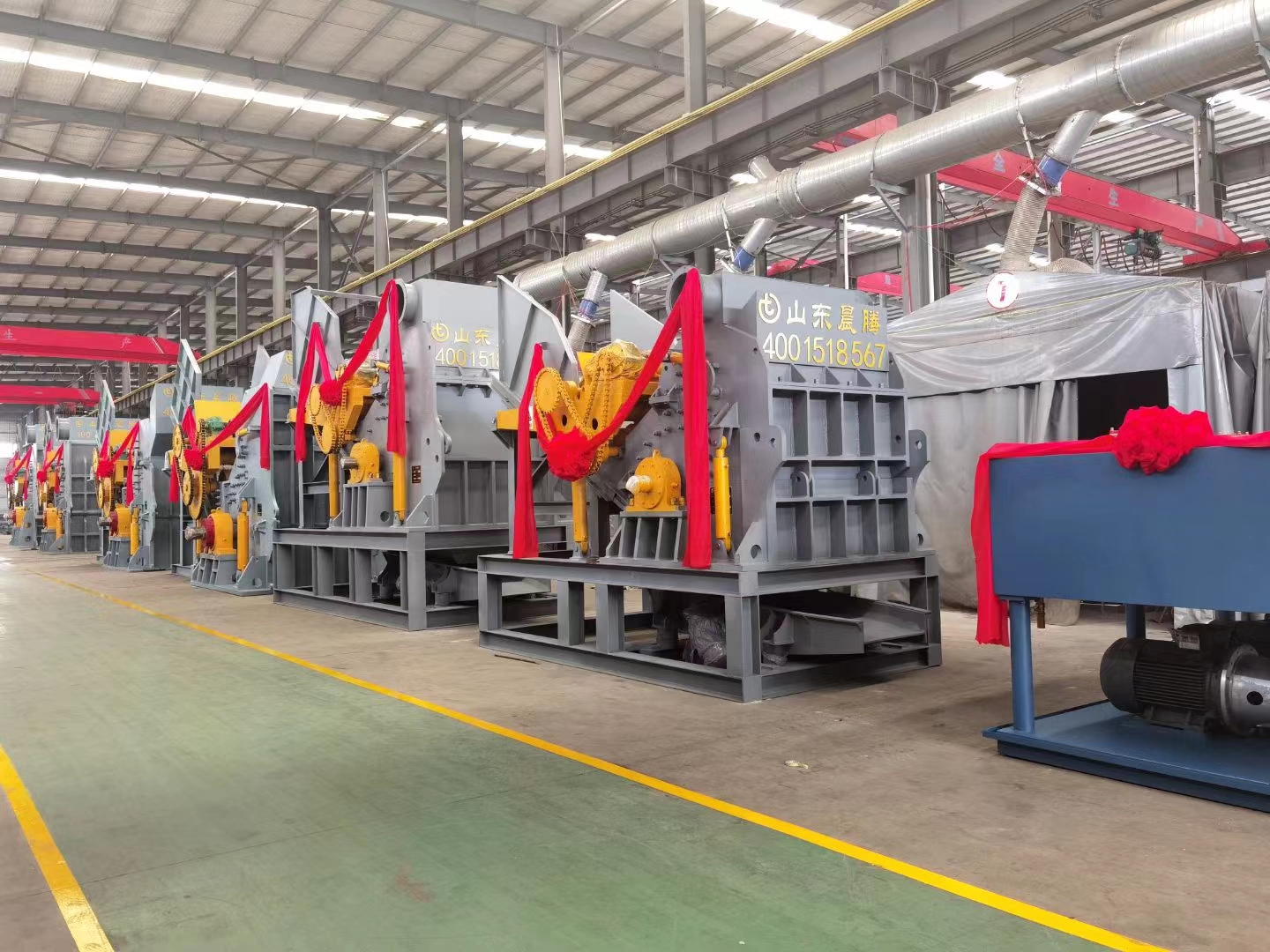 5-8 T/H Metal shredder machine